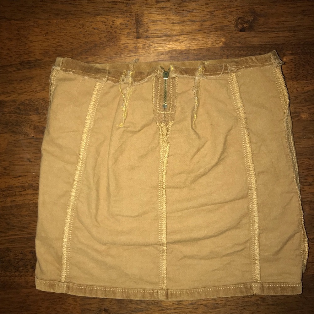 Ships Today! Brandy Melville Suede Bodycon Skirt - Picture 8 of 8